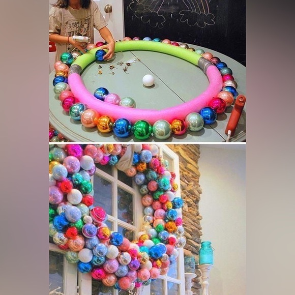 Lot of Chrome Christmas Ball Ornaments - Picture 4 of 4